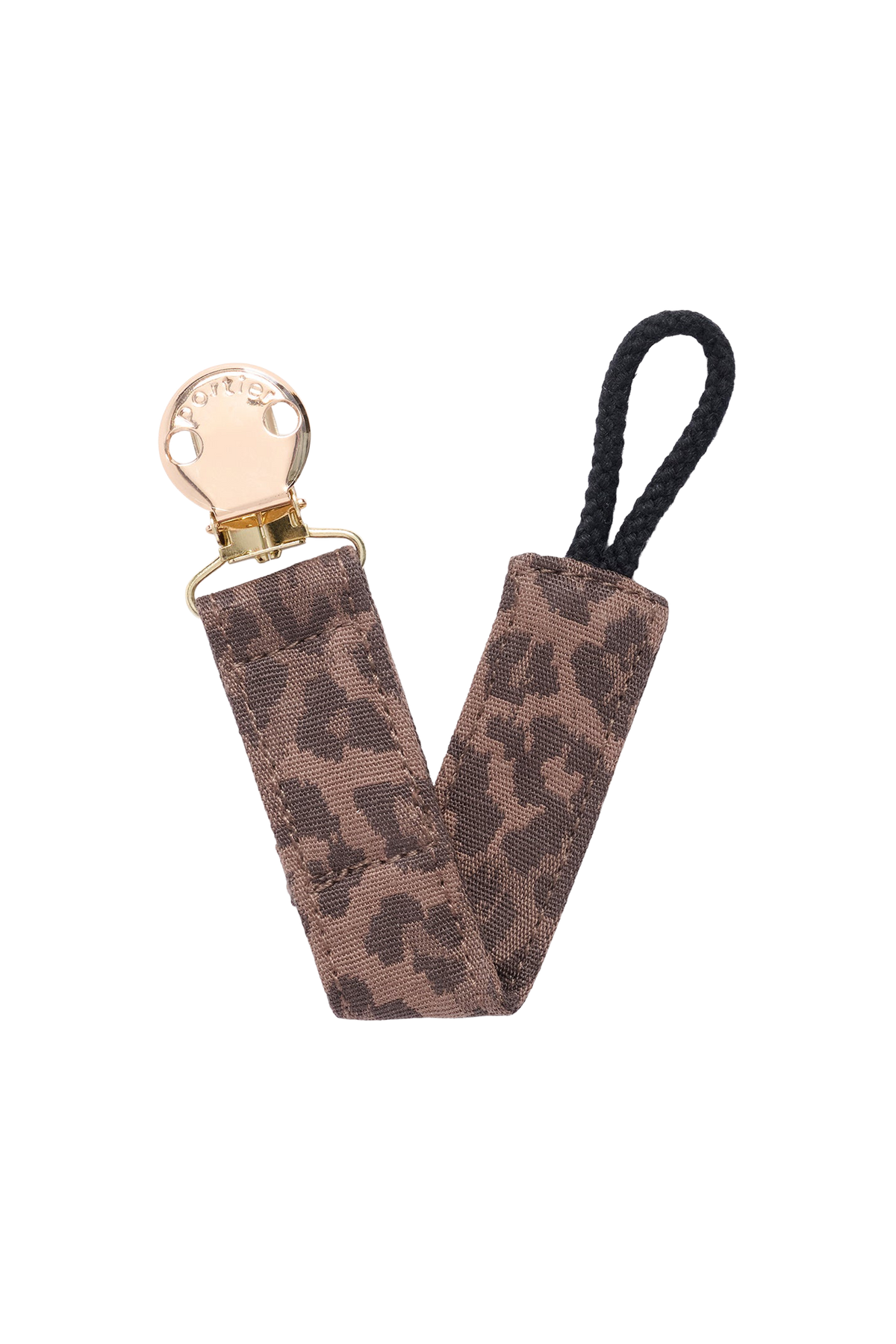 Petite Pacifier Clip - Leopard