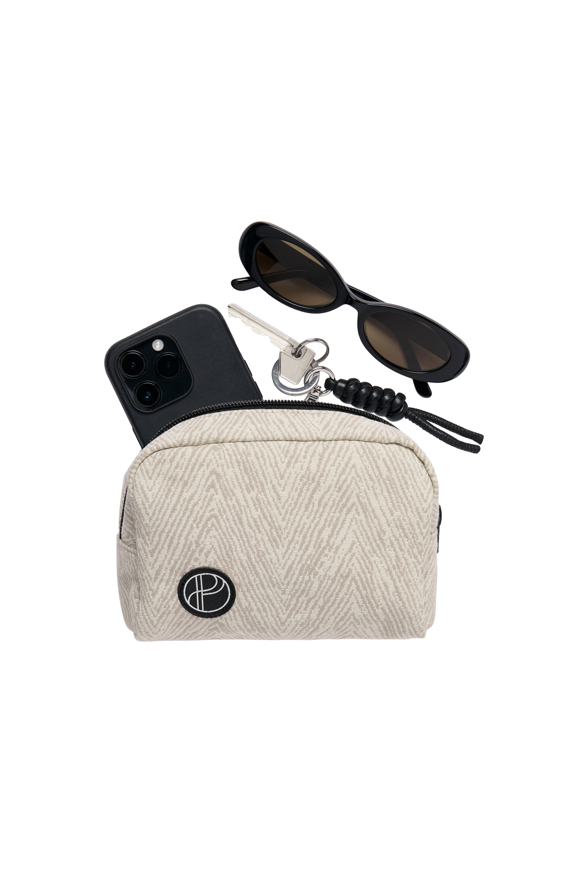 Essentials Pouch - Sand Chevron