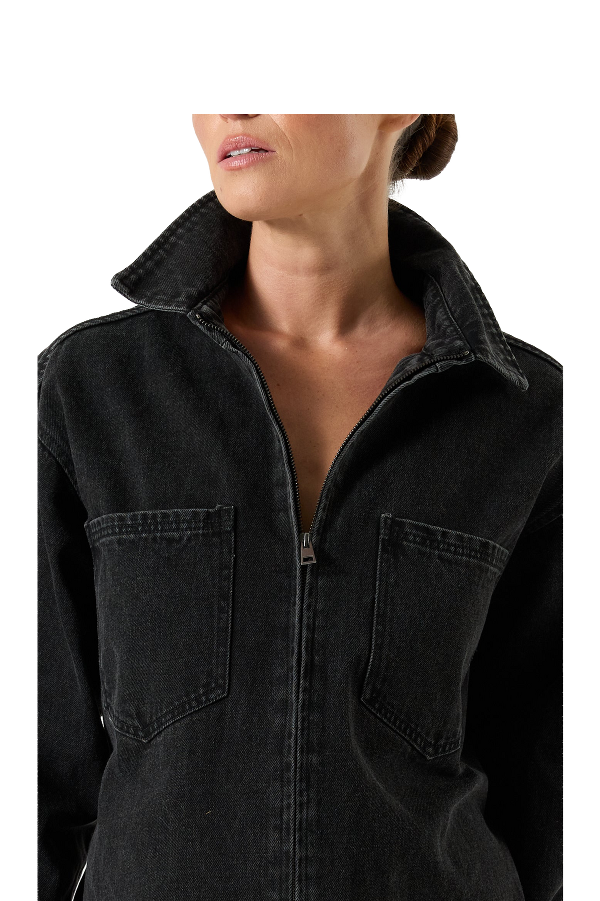 Xander Denim Shirt - Black