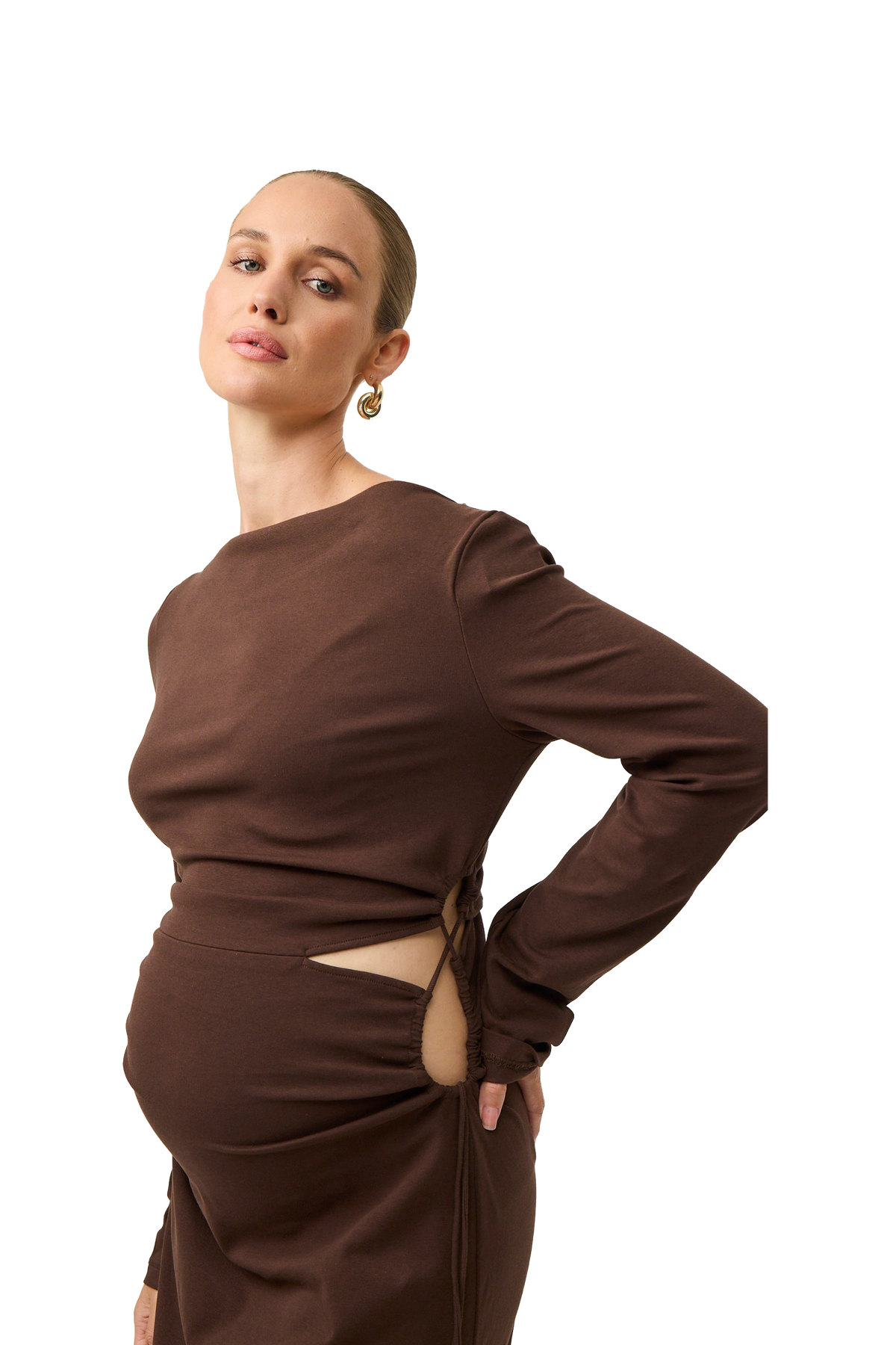Aura Dress Brown
