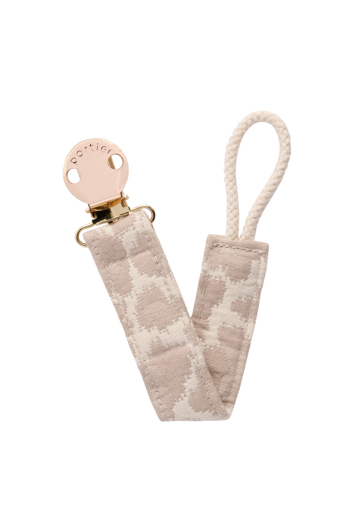 Petite Pacifier Clip - Desert Leopard