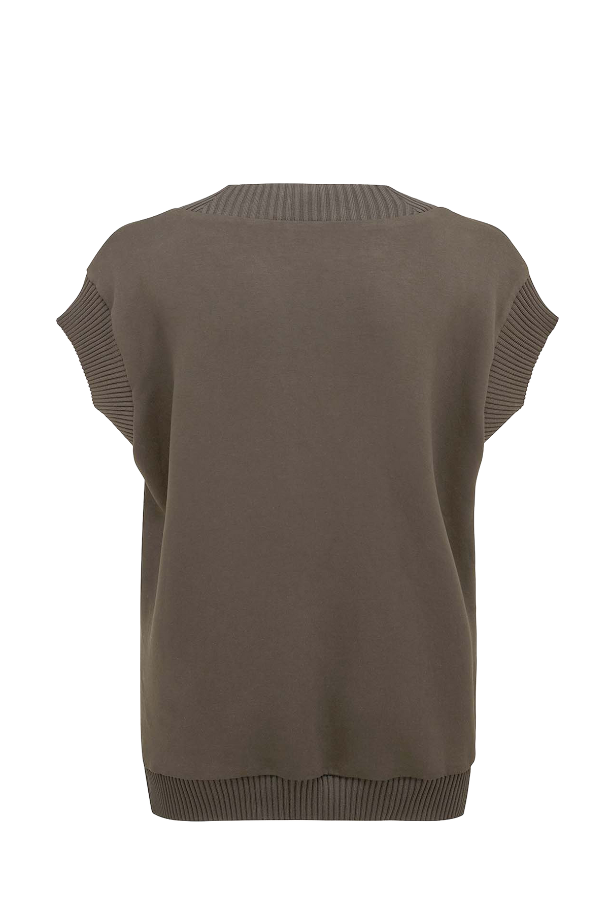 Lucia Sleeveless Lounge Top - Truffle