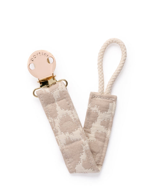Petite Pacifier Clip - Desert Leopard