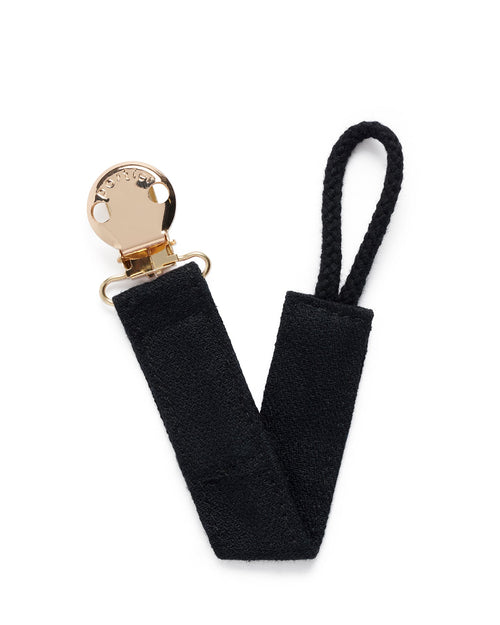 Petite Pacifier Clip - Jet Black