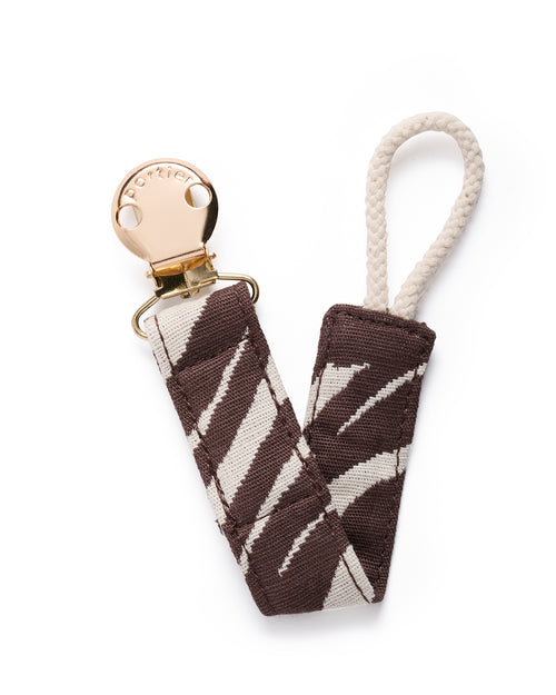 Petite Pacifier Clip - Zebra