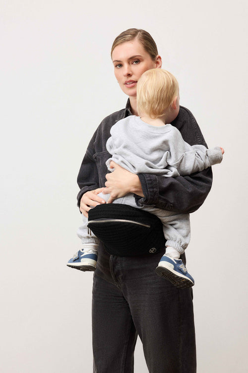 The Brio Belt Toddler Carrier - Jet Black